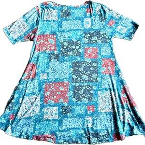 Lularoe Floral Patchwork Perfect T